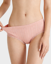 Fresh Lace-Trim Cotton Panties