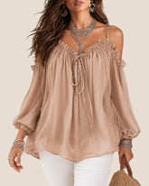 Elegant Off Shoulder Loose Fit Blouse