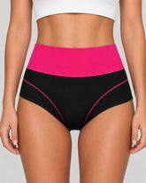 Seamless High-Waist Cotton Briefs