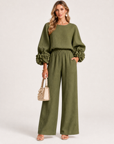 Cotton Linen Lounge Set