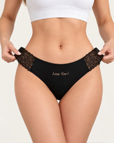 Women's Lace-Trim Bikini Panties – 6-Pack