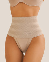 High-Waist Breathable Shaping Thong