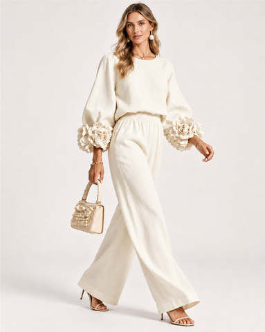 Cotton Linen Lounge Set