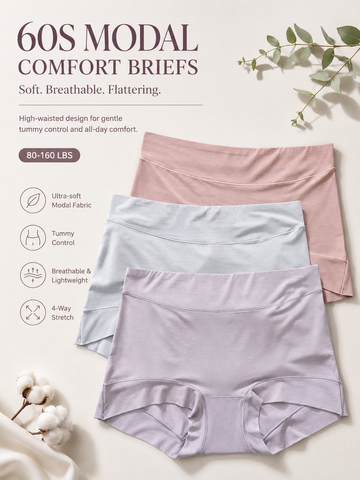 Soft Modal Cotton Boxer Briefs