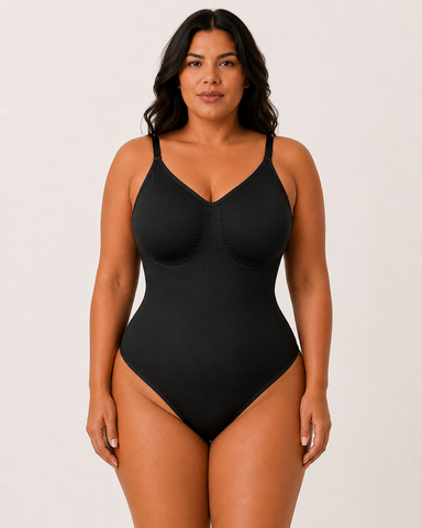 Seamless Open-Back Shapewear Bodysuit