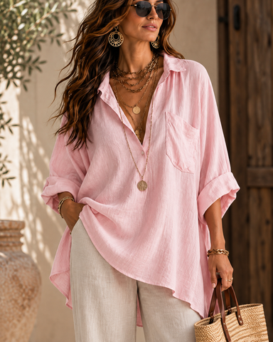 Casual Cotton Linen Shirt and Pants