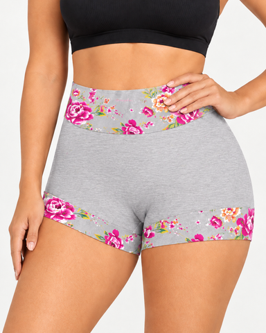 Floral High-Rise Boyshort Underwear – 3-Pack