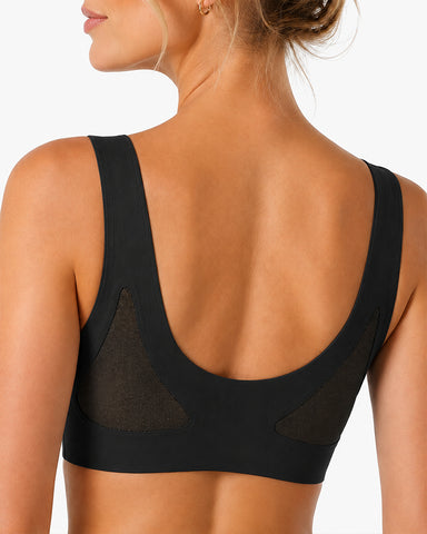 2-Pack Deep V Seamless  Vest Bra