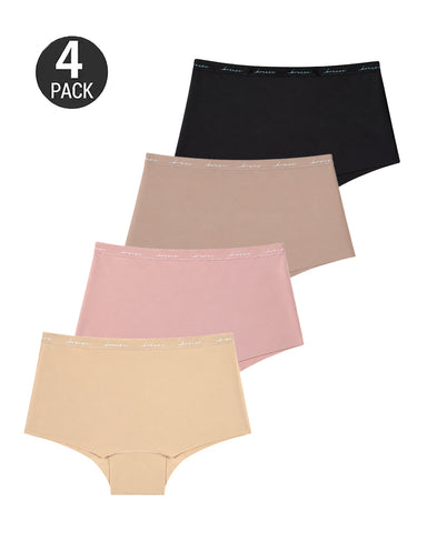 4-Pack  Letter Print  Panties