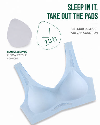 2-Pack Deep V Seamless  Vest Bra