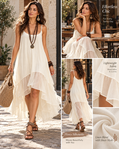 Asymmetrical Hem Dress