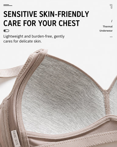 3-Pack Wire Free Comfortable Breathable Push Up Bra