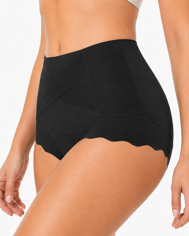 3-Pack Crossover Tummy Control Seamless  Panties