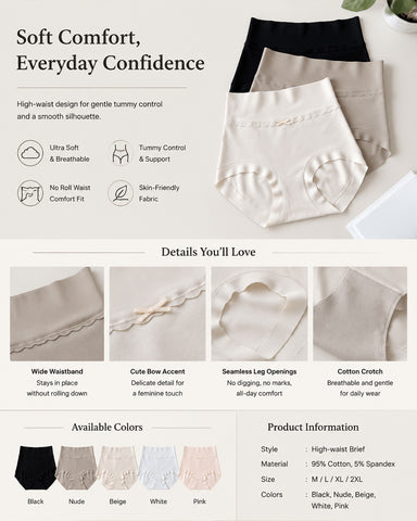 5-Pack Full Coverage Cotton Panties