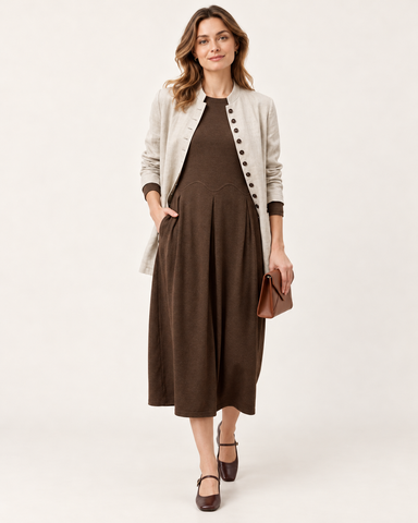 Women's Knit Midi Dress