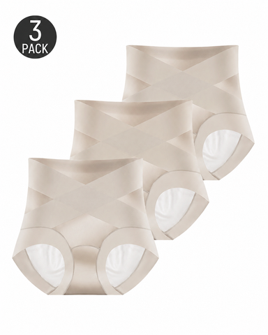 3-Pack High Waist  Sheer Mesh Shaping Panties