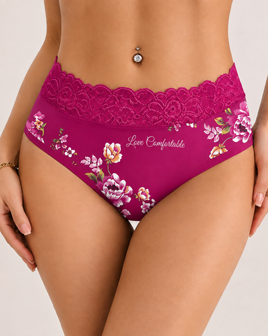 4-Pack Soft Bloom Lace Panties