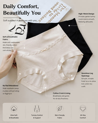5-Pack Full Coverage Cotton Panties