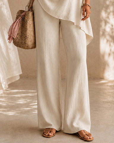 Casual Cotton Linen Shirt and Pants