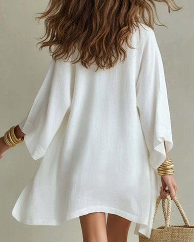 Soft Loose Fit Linen Vest Pants Set