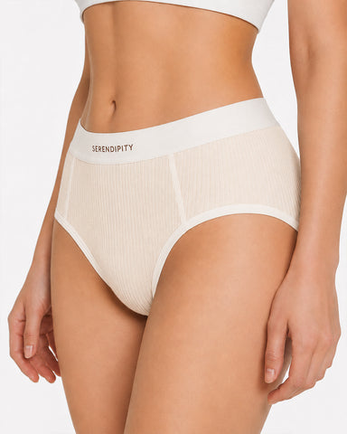 5-Pack Colorblock Ribbed Cotton Briefs
