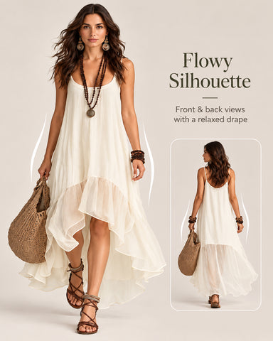 Asymmetrical Hem Dress