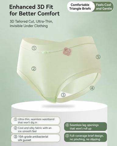 Silky Ice-Silk Seamless Panties