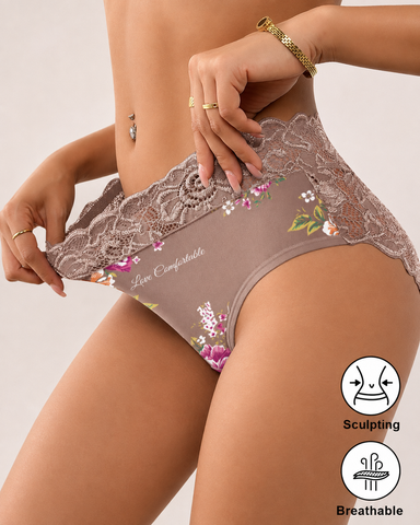 4-Pack Soft Bloom Lace Panties