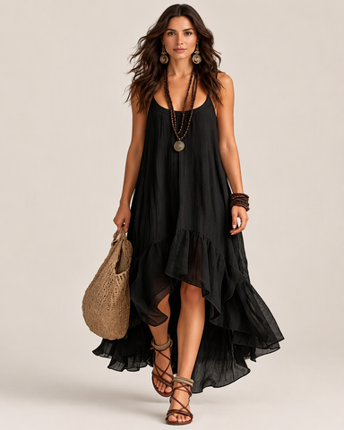 Asymmetrical Hem Dress