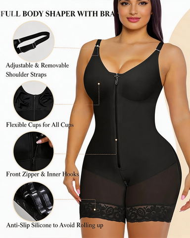 Confident Tummy-Butt Lifting Body Shaper