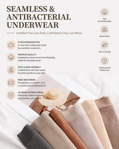 5-Pack Ribbed Cotton High-Waist Briefs