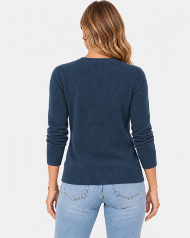 Casual Wool Blend Long Sleeve Sweater