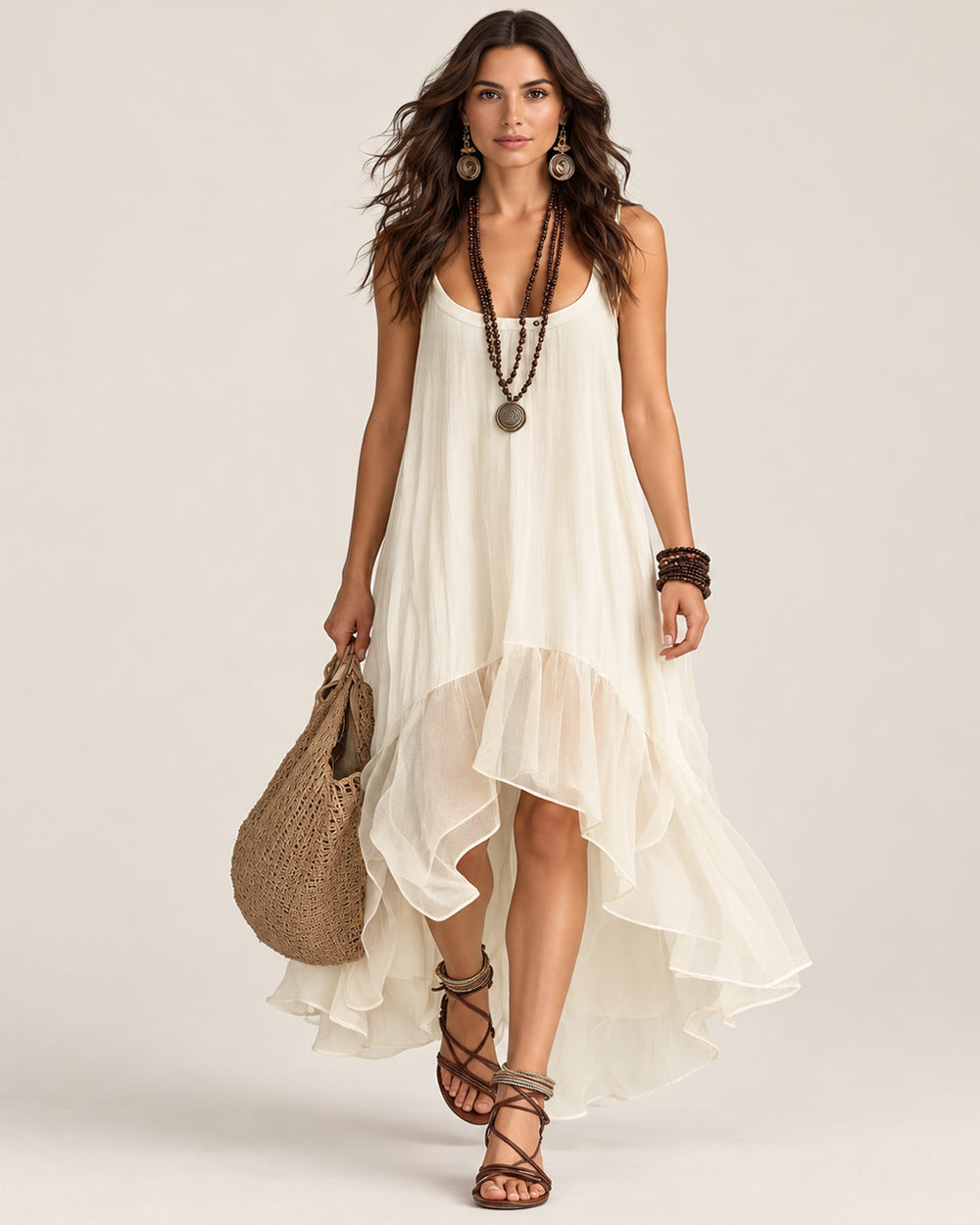 Asymmetrical Hem Dress