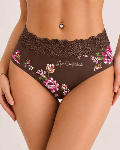 4-Pack Soft Bloom Lace Panties