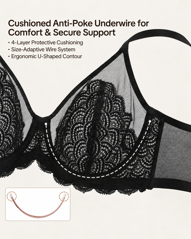 Lace Support Bra