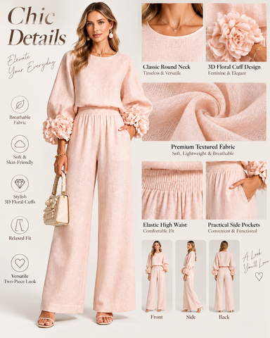 Cotton Linen Lounge Set