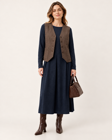 Women's Knit Midi Dress