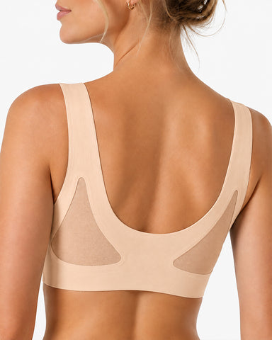 2-Pack Deep V Seamless  Vest Bra