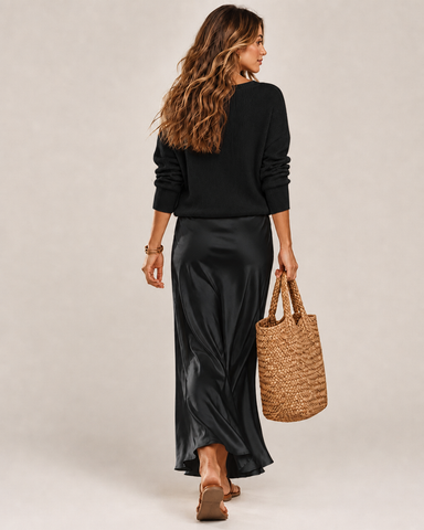 Satin Skirt Set for Women