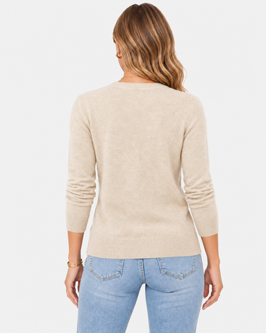 Casual Wool Blend Long Sleeve Sweater