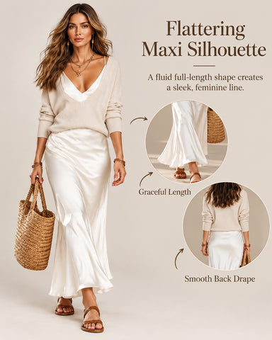 Satin Skirt Set for Women