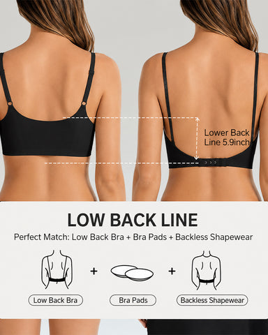 Low Back Seamless Bra