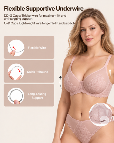 Lace Support Bra