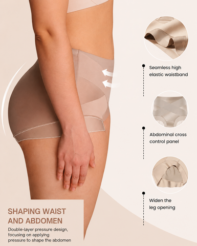 3-Pack High Waist  Sheer Mesh Shaping Panties
