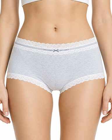 5-Pack Pure Cotton Lace Trim Panties