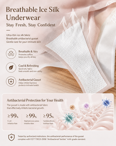 Ultra-Thin Breathable Ice Silk Seamless Panties
