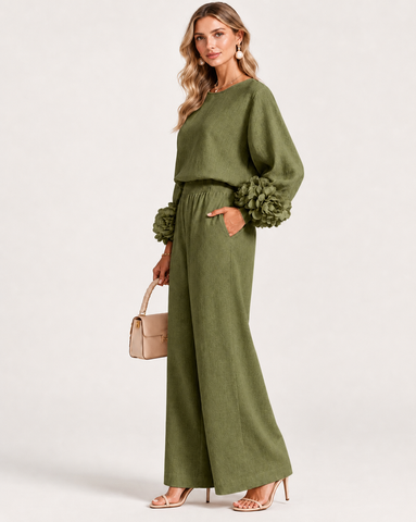 Cotton Linen Lounge Set