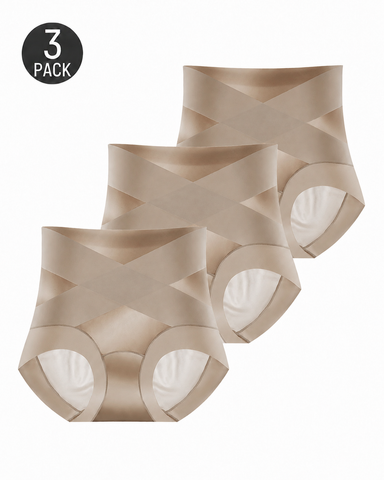 3-Pack High Waist  Sheer Mesh Shaping Panties