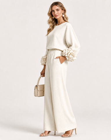 Cotton Linen Lounge Set