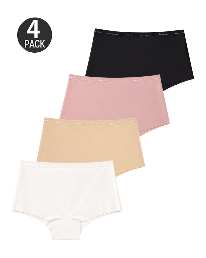 4-Pack  Letter Print  Panties